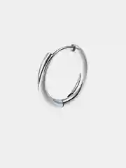 Серьга - кольцо из нержавеющей стали, 1 штука