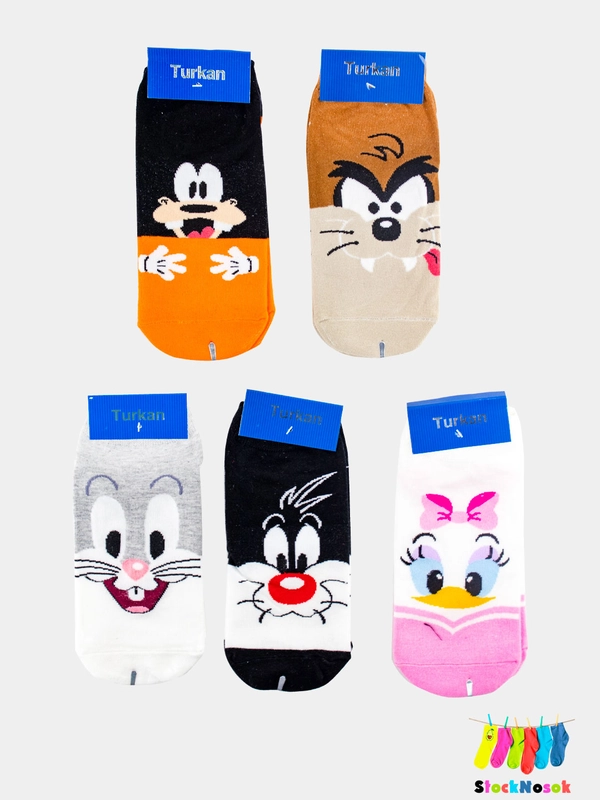 Носки "Looney Tunes. Багз Банни" Безумные мотивы, короткие