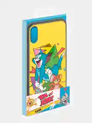 Чехол-накладка для iPhone XR, "Tom & Jerry" (Том и Джерри), прозрачный