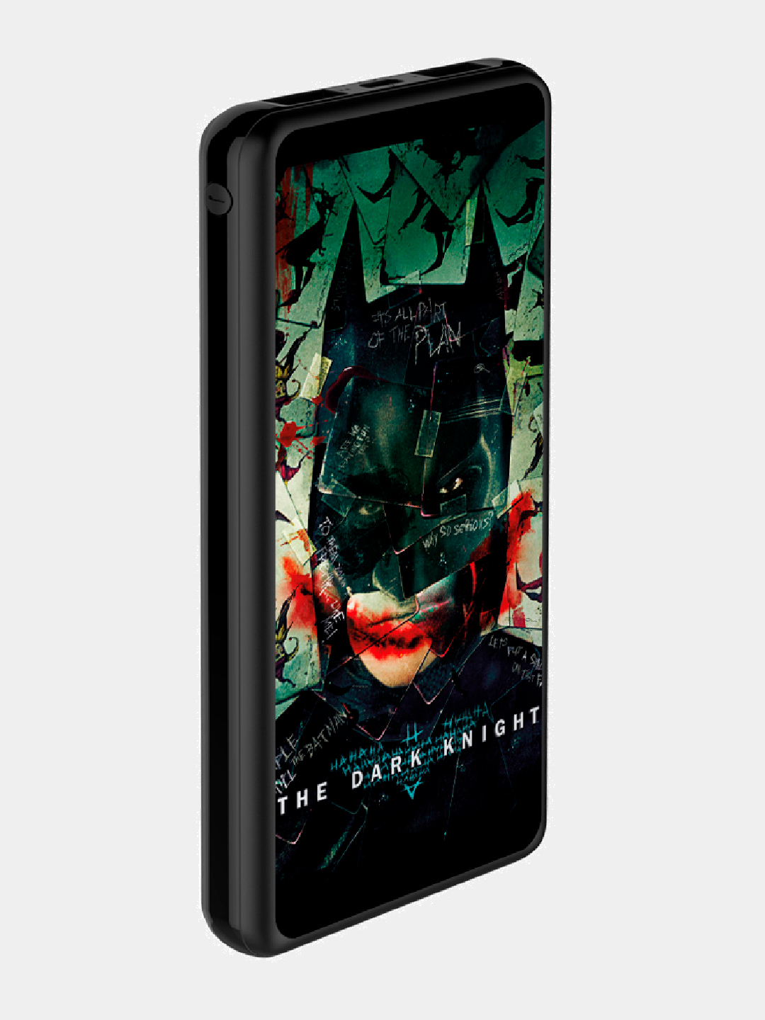 Внешний аккумулятор с принтом Batman Dark Knight 10000 mAh, 2 USB,  MicroUSВ, 2,1A, Li-pol купить по цене 1090 ₽ в интернет-магазине  KazanExpress