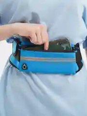 Зеленый сумка на пояс для бега, прогулок
