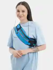 Зеленый сумка на пояс для бега, прогулок