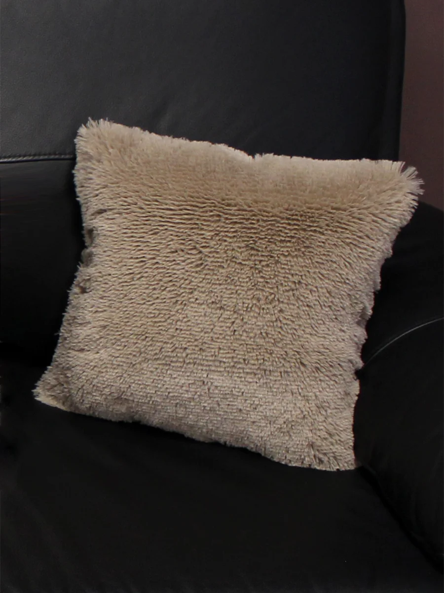 Коричневый подушка декоративная МАТЕХ "PLUSH", 35 х 35 х 15 см, 18 цветов