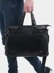 Терракотовый портфель мужской, с кошельком, через плечо, деловая сумка, для документов, для ноутбука
