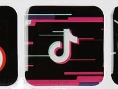 3D наклейки стикеры на телефон "TikTok", блистер 20 и 5 шт