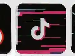 3D наклейки стикеры на телефон "TikTok", блистер 20 и 5 шт