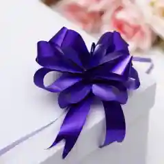 Фиолетовый бант-бабочка