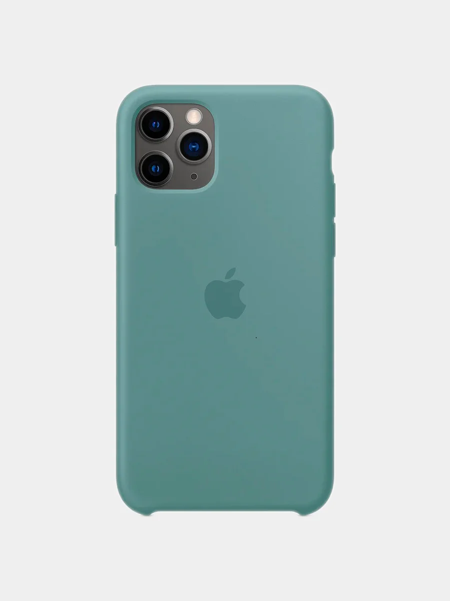 Лесной зеленый чехол силиконовый для iPhone Silicone Case, Xs Max