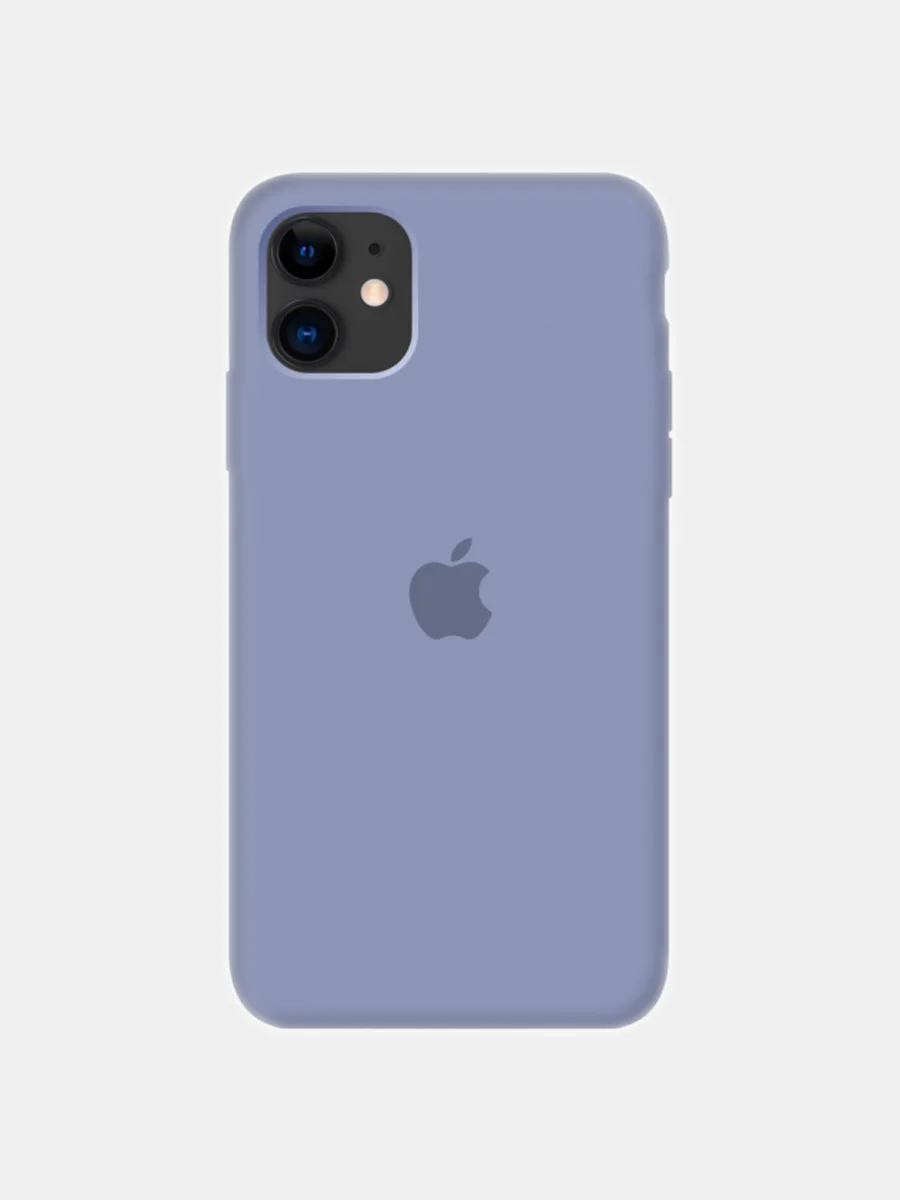 Небесно-голубой чехол силиконовый для iPhone Silicone Case, Xs Max