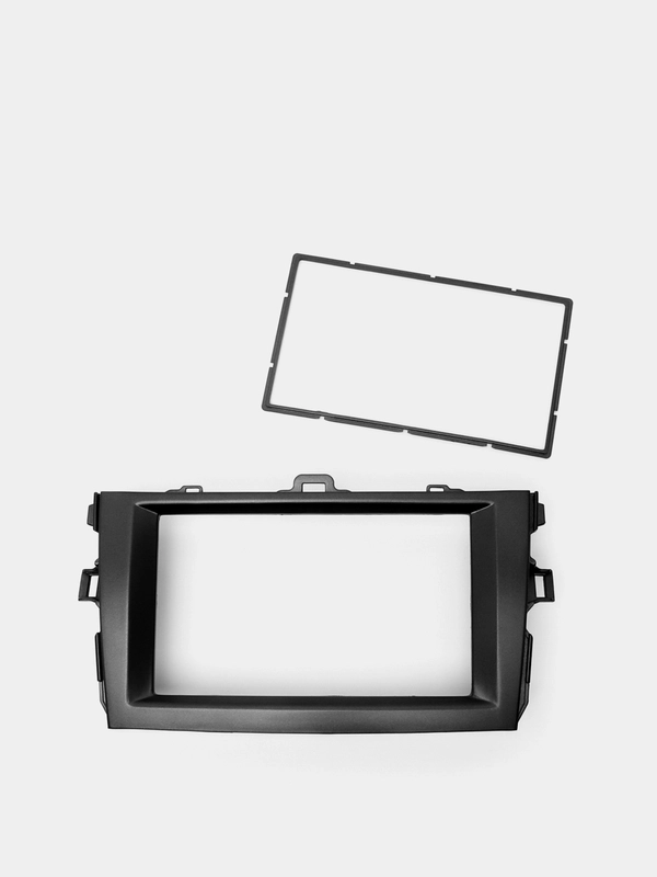 Переходная монтажная рамка 2-din 7 дюймов (08-003) для Toyota Corolla 2007-2013 (серый)