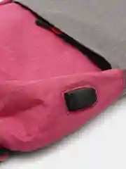 Розовый рюкзак с сумкой