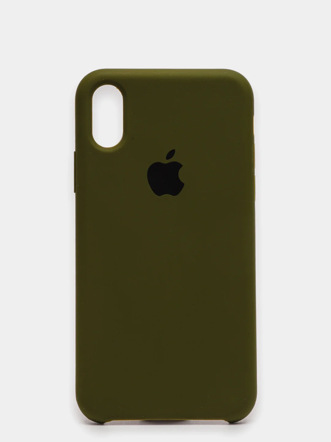 Хаки силиконовый чехол для iPhone X/XS/XS Max/XR, цветной