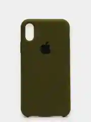 Хаки силиконовый чехол для iPhone X/XS/XS Max/XR, цветной