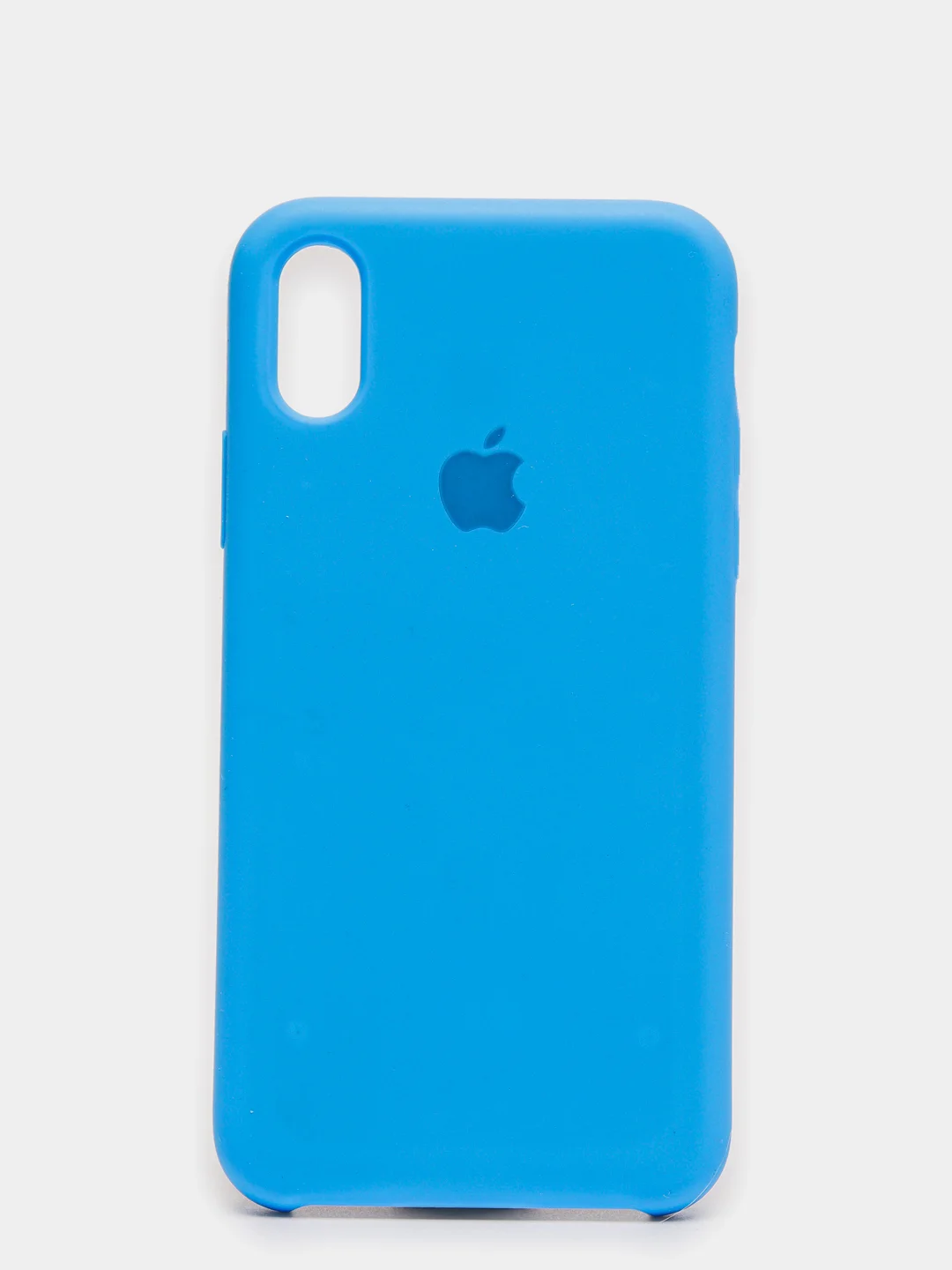 Синий меланж силиконовый чехол для iPhone X/XS/XS Max/XR, цветной