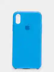 Синий меланж силиконовый чехол для iPhone X/XS/XS Max/XR, цветной