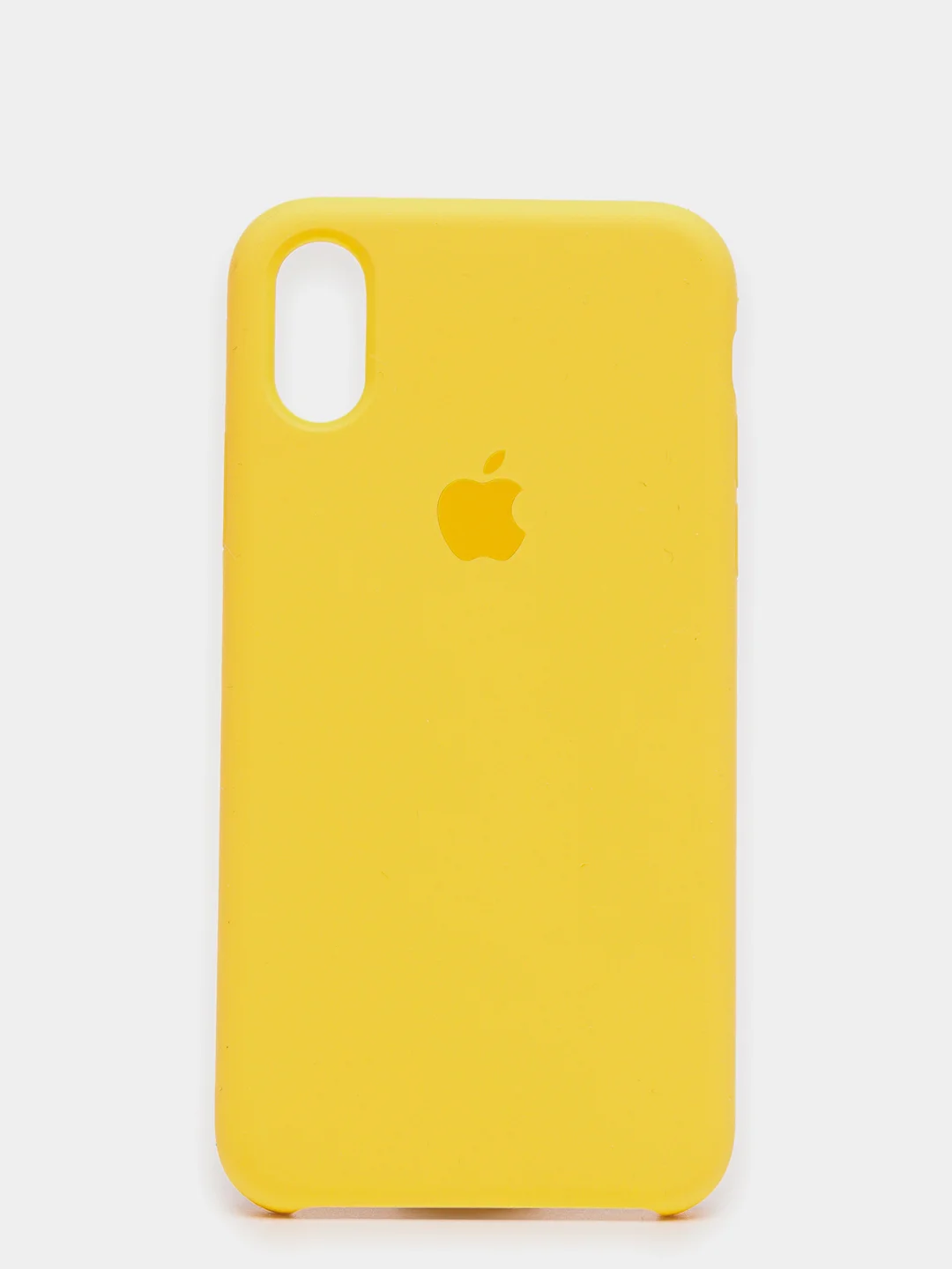 Желтый силиконовый чехол для iPhone X/XS/XS Max/XR, цветной