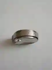 Коричневый кольца с узором "Сердце"