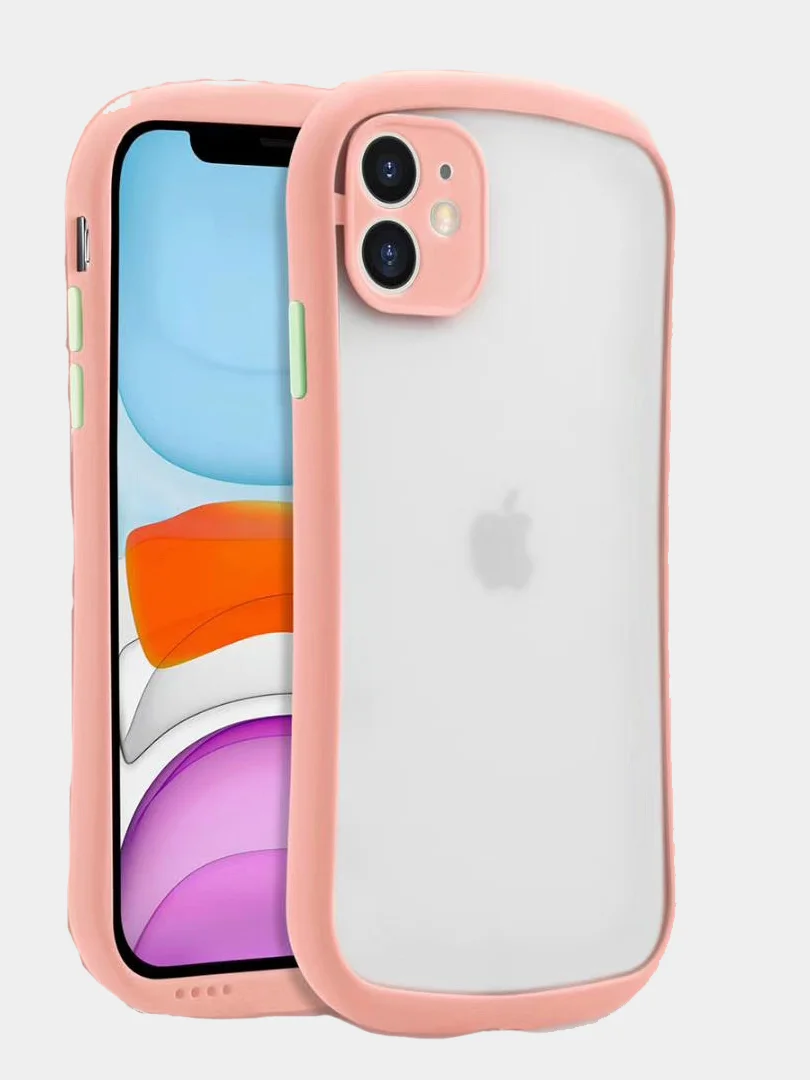 Манго чехол матовый с полукруглыми краями Apple iPhone 12, 12Pro, 12mini, 11, 11Pro, 11ProMax