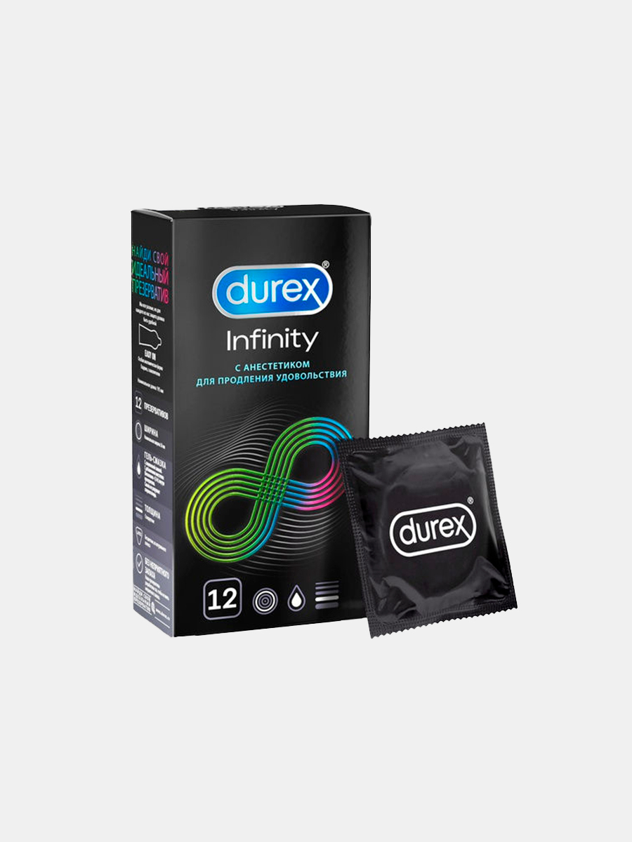 Презервативы с анестетиком Durex 