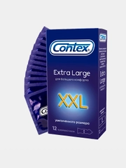 Презервативы увеличенного размера Contex "Extra Large", 12 штук