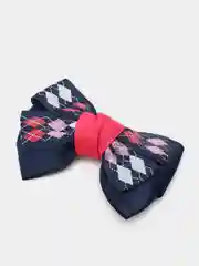Угольный заколка с бантиком