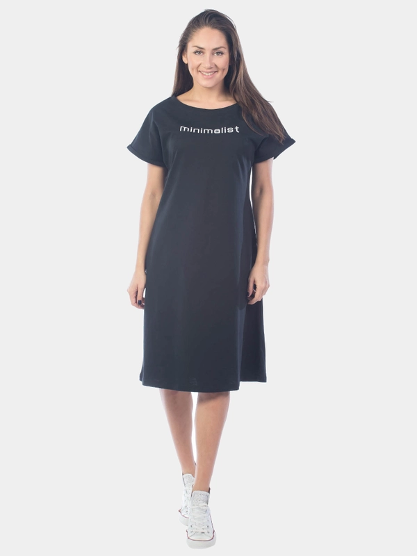 Платье женское Minimalist черное, KLERY