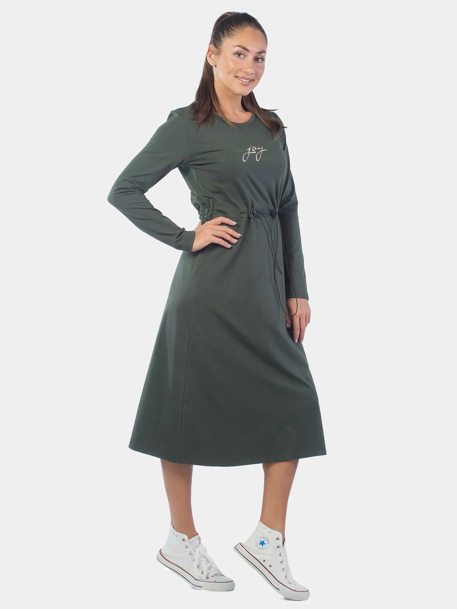 Платье женское Joy КЛП1447П2 хаки, KLERY