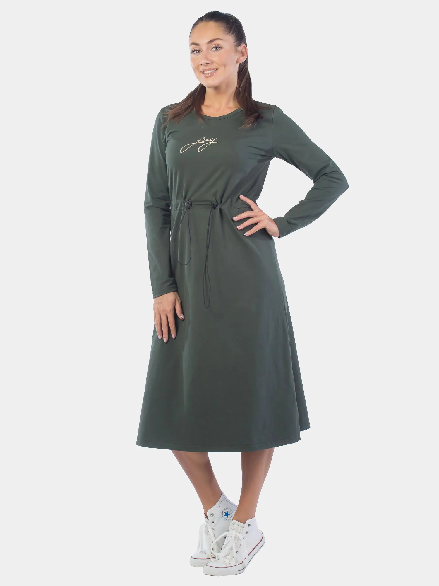 Платье женское Joy КЛП1447П2 хаки, KLERY