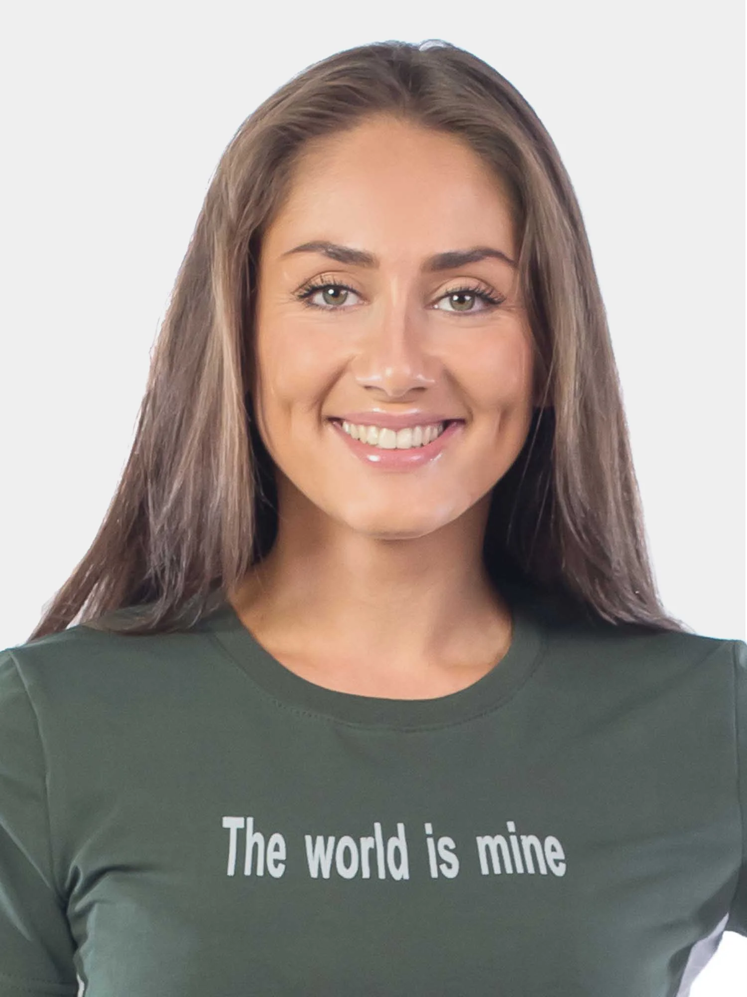 Платье хаки "The world is mine", KLERY
