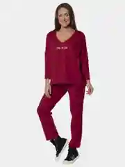 Костюм женский Life is life КЛК1450П1 бордовый, KLERY