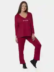 Костюм женский Life is life КЛК1450П1 бордовый, KLERY