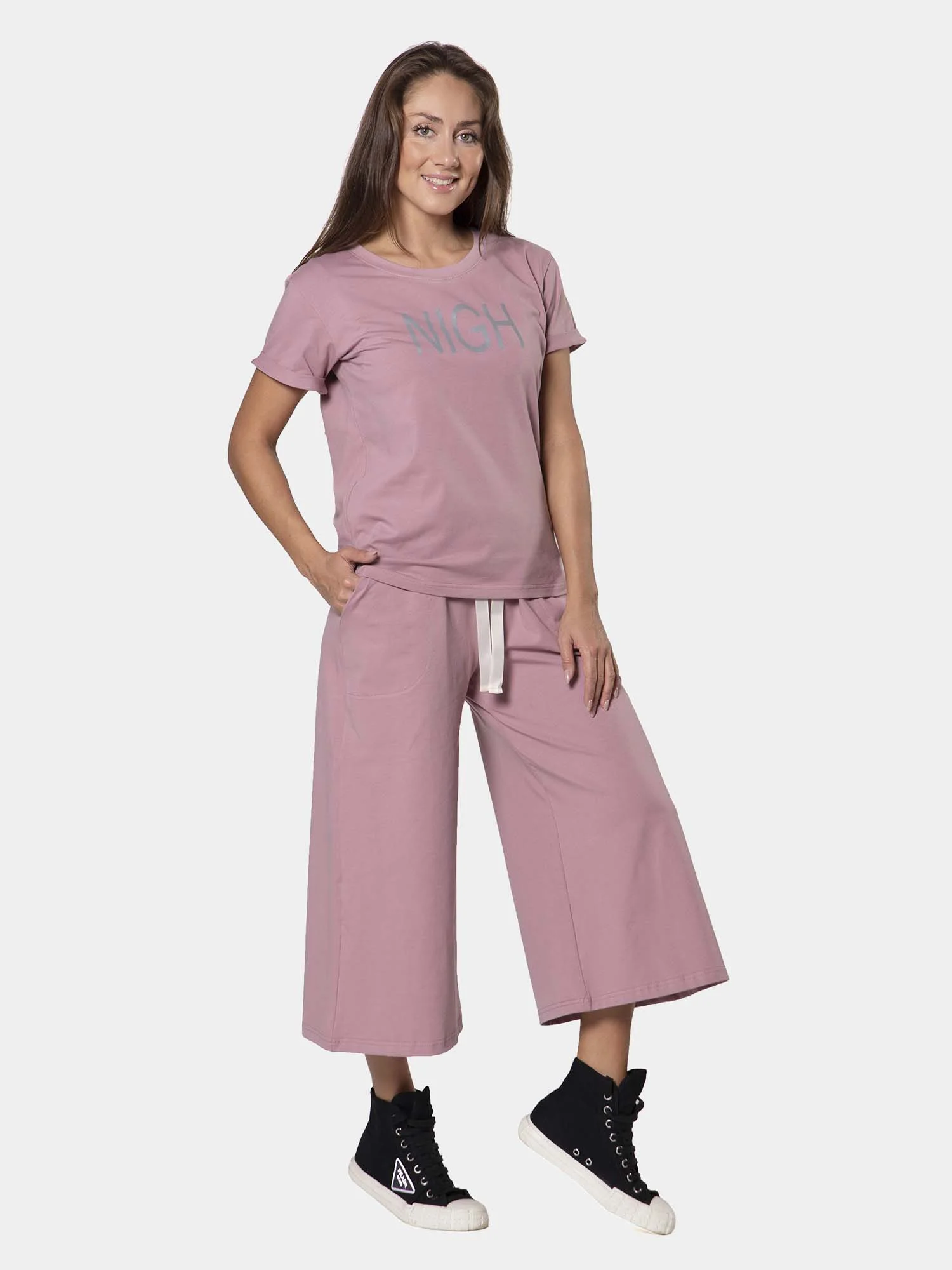 Костюм женский NIGH КЛК1389П9, розовый, KLERY