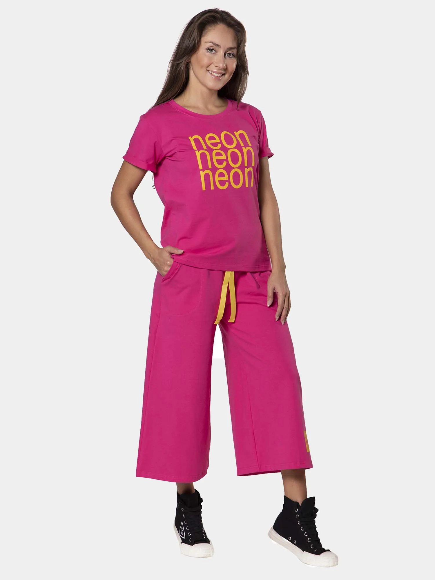 Костюм женский NEON КЛК1389П2, фуксия, KLERY