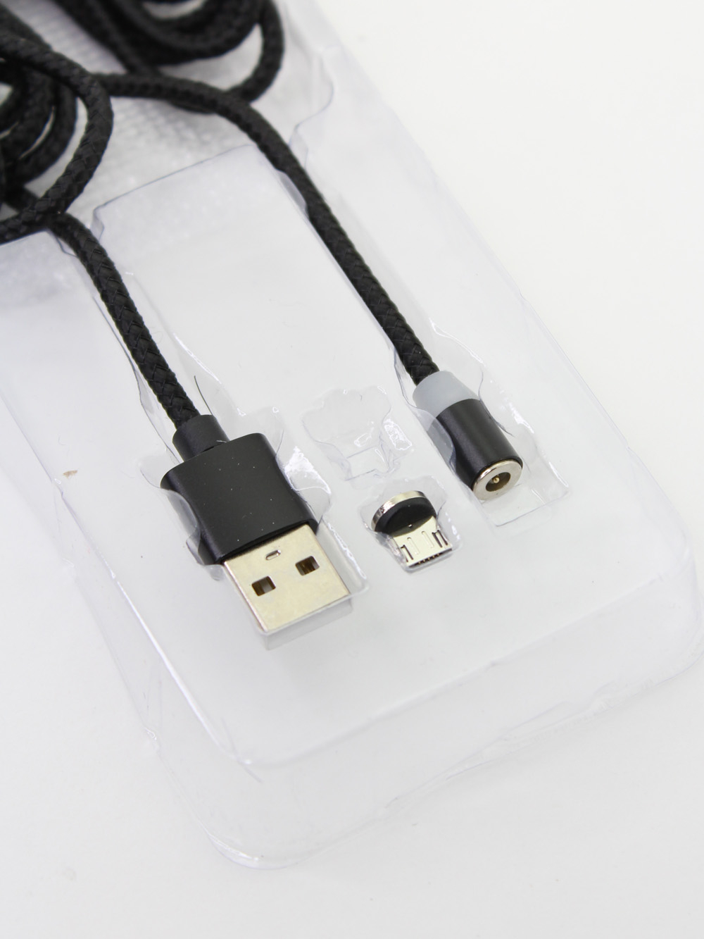 Магнитный кабель с коннектором для зарядки телефона Lightning Iphone /  micro USB / Type-C купить по цене 150 ₽ в интернет-магазине Магнит Маркет