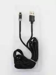 Магнитный кабель с коннектором для зарядки телефона Lightning iPhone/micro-USB/Type-C