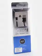 Магнитный кабель с коннектором для зарядки телефона Lightning iPhone/micro-USB/Type-C