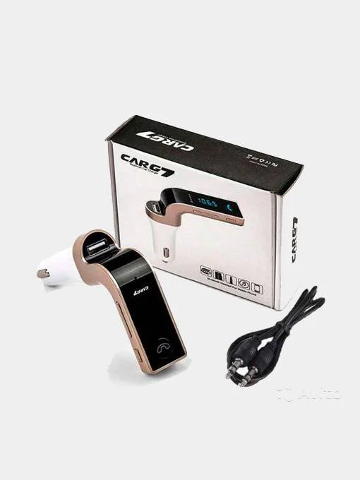 Автомобильный FM-модулятор, с Bluetooth и автозарядкой, FM-трансмиттер, USB, G7