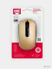 Беззвучная мышь беспроводная USB Smartbuy ONE 262AG бронза SBM-262AG-O