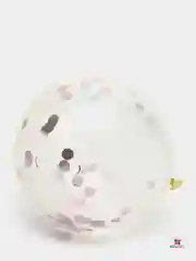 Розовый воздушные шары с конфетти, 5 шт/уп