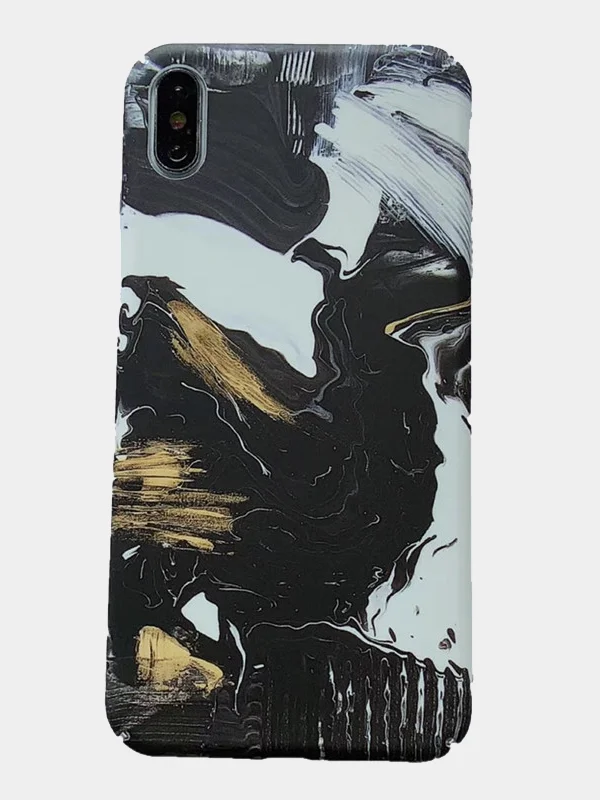 Чехол под мрамор для телефона Apple iPhone 11, 11Pro, 11ProMax, XS, XS Max, XR ,7, 8