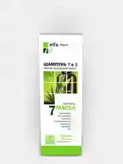 Elfa Pharm 7 масел Шампунь 7в1 против выпадения волос, 200 мл