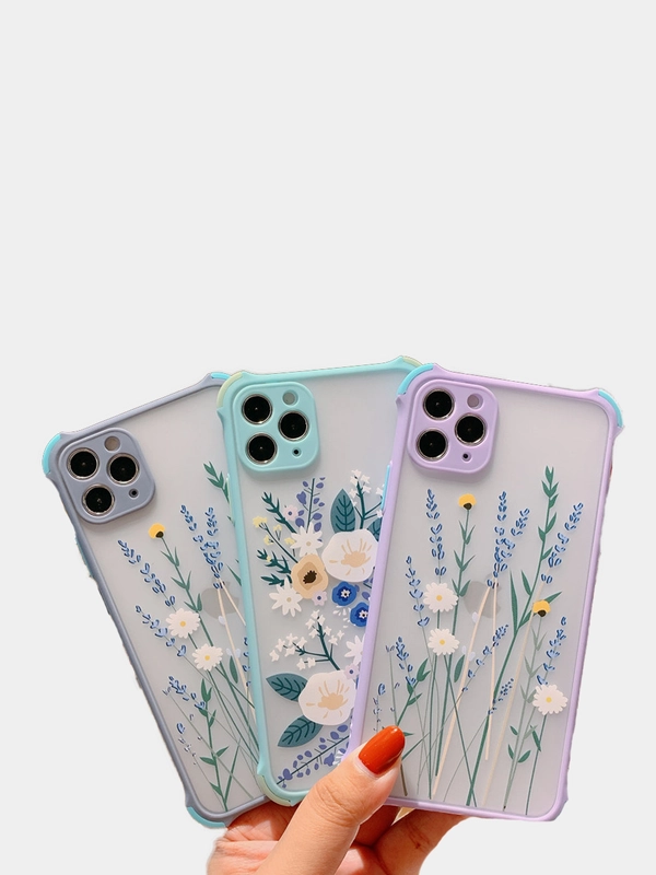 Чехол с цветами для Apple iPhone 12, 12 Pro, 12 Pro Max, 12 mini , 11 , 11 Pro, 11 Pro Max