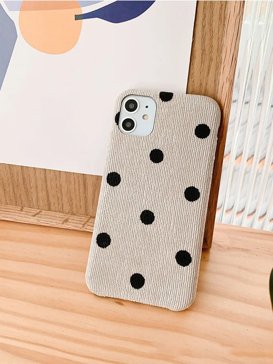 Мягкий чехол в горошек для iPhone 11, 11 Pro, 11 Pro Max, XS, XS Max, XR, iPhone 7 8