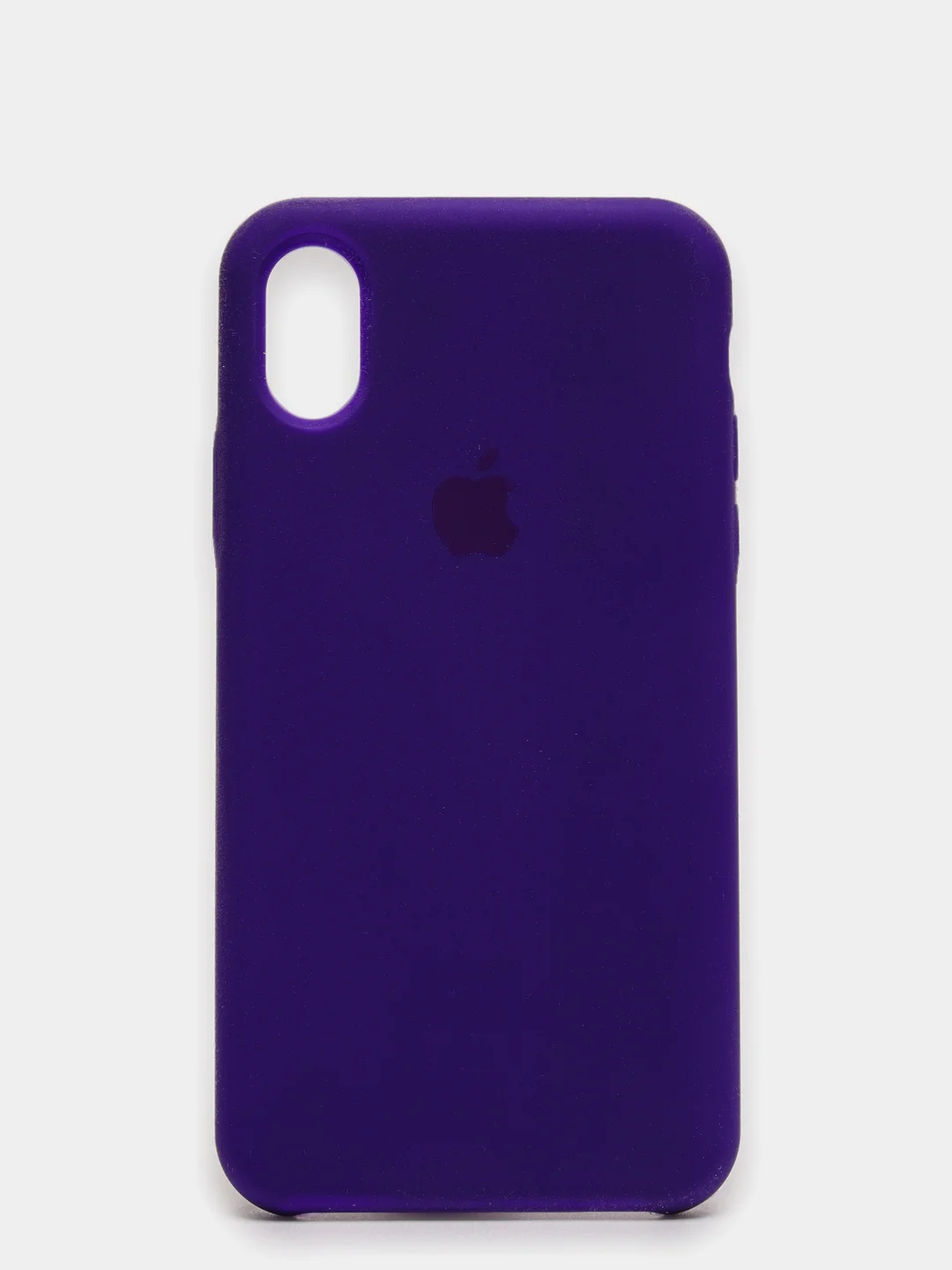 Фиолетовый силиконовый чехол для iPhone X/XS/XS Max/XR, цветной