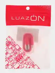 Кабель LuazON, Lightning - USB, 1 А, 20 см, розовый