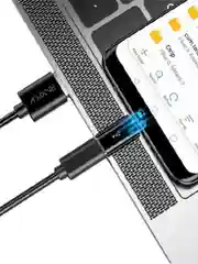 Адаптер-переходник Coffeesoft MicroUSB, USB type C, OTG, black, короткий