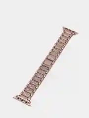 Розовый металлический женский ремешок Apple Watch 38, 40, 41, 42, 44, 45, 49 мм стальной браслет