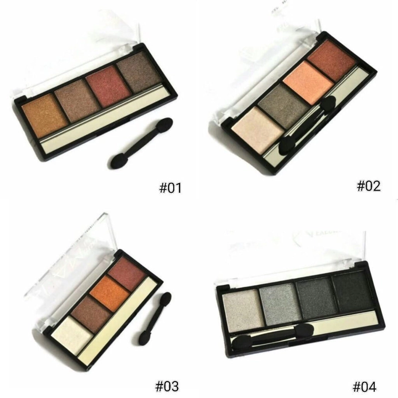 Тени DoDo Girl Glam Eyeshadow, 4 оттенка