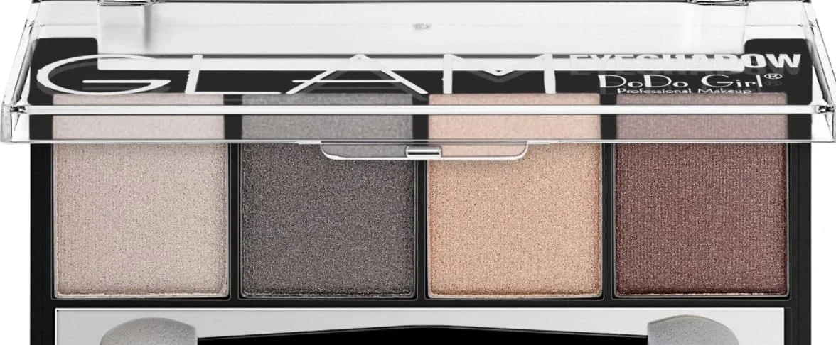 Тени DoDo Girl Glam Eyeshadow, 4 оттенка