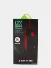 Белый мышь проводная L200